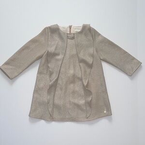 Carrément Beau Gold Sparkly Dress | 18mo